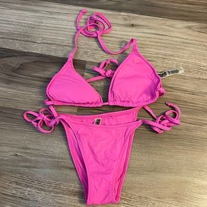 Victoria secret (PINK) bikini in hot pink